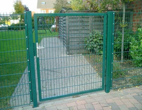 Zauntür / Gartentor Premium-Line Grün Höhe 140 cm Breite ...